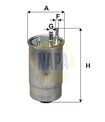 NAPA | Filtro de Combustible - NFF2221