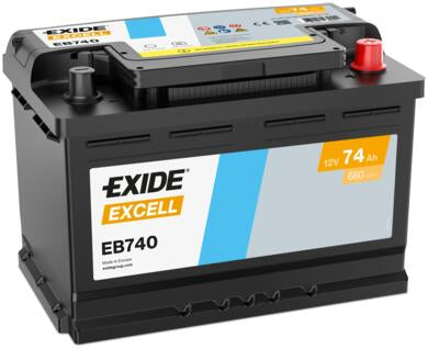 BATERÍA EXIDE - EB740 74AH-12V