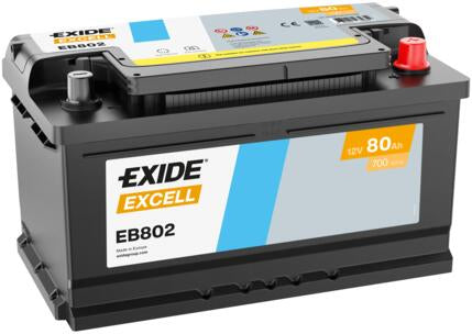 BATERÍA EXIDE - EB802 80AH-12V